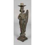 Candlestick figure of the Archangel Gabriel