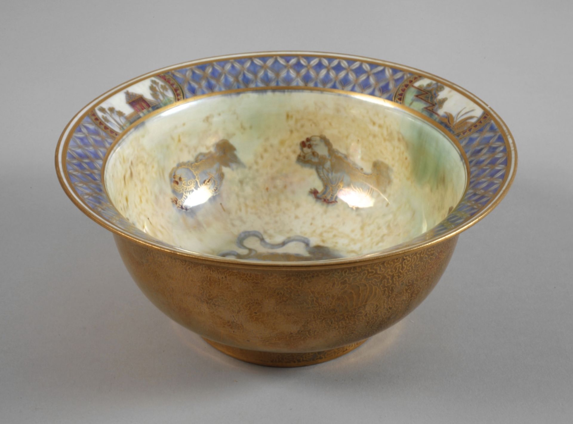 Bowl with lustre glaze