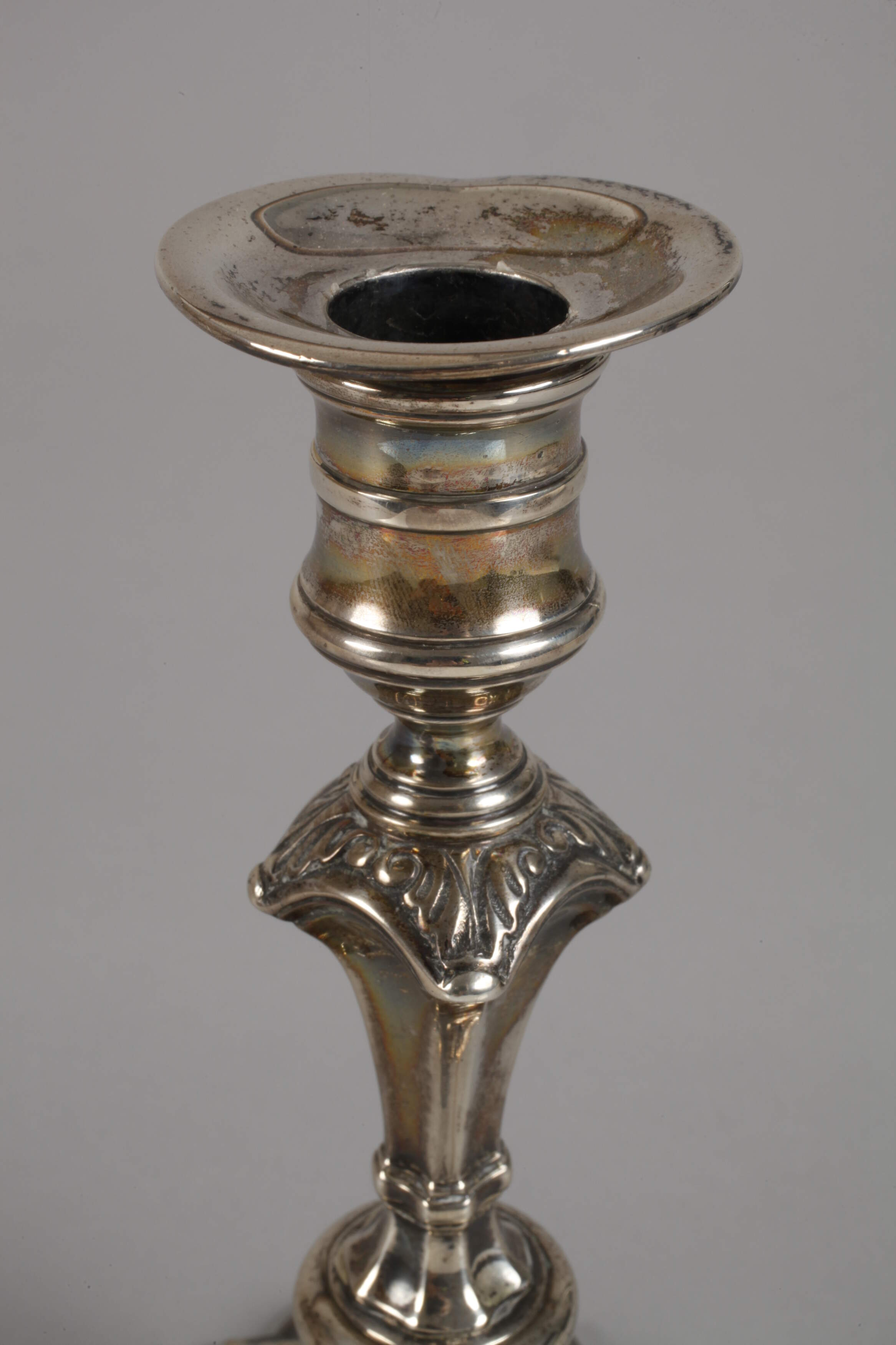 Silver pair of candlesticks Tiffany - Image 2 of 5