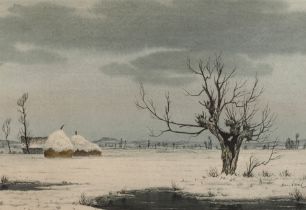 Hans Schiel, "Winter in der Altmark"