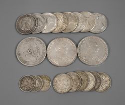 Convolute silver coins empire