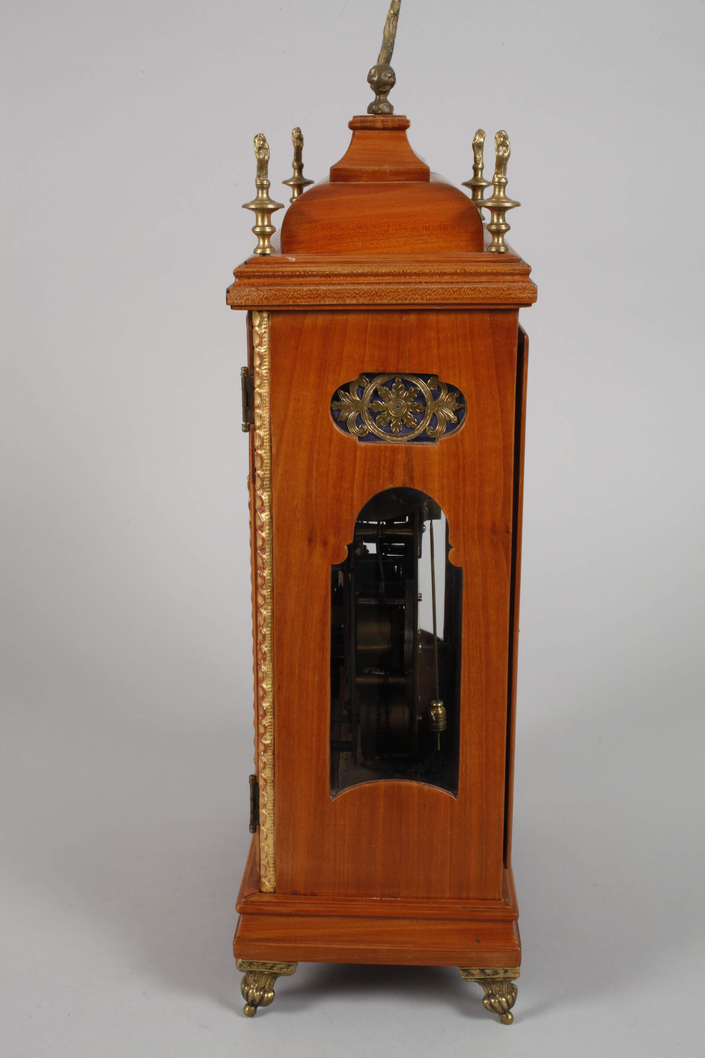 Baroque hour-marker clock Leopold Körner Vienna - Image 5 of 7