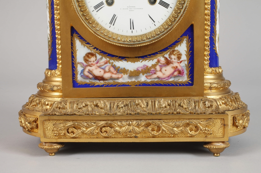 Bronze mantel clock Lepine Paris - Image 4 of 8