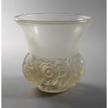 René Lalique opal glass vase