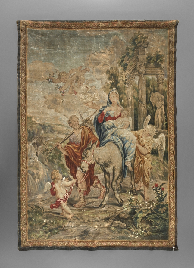 Tapestry painting "Flight into Egypt"