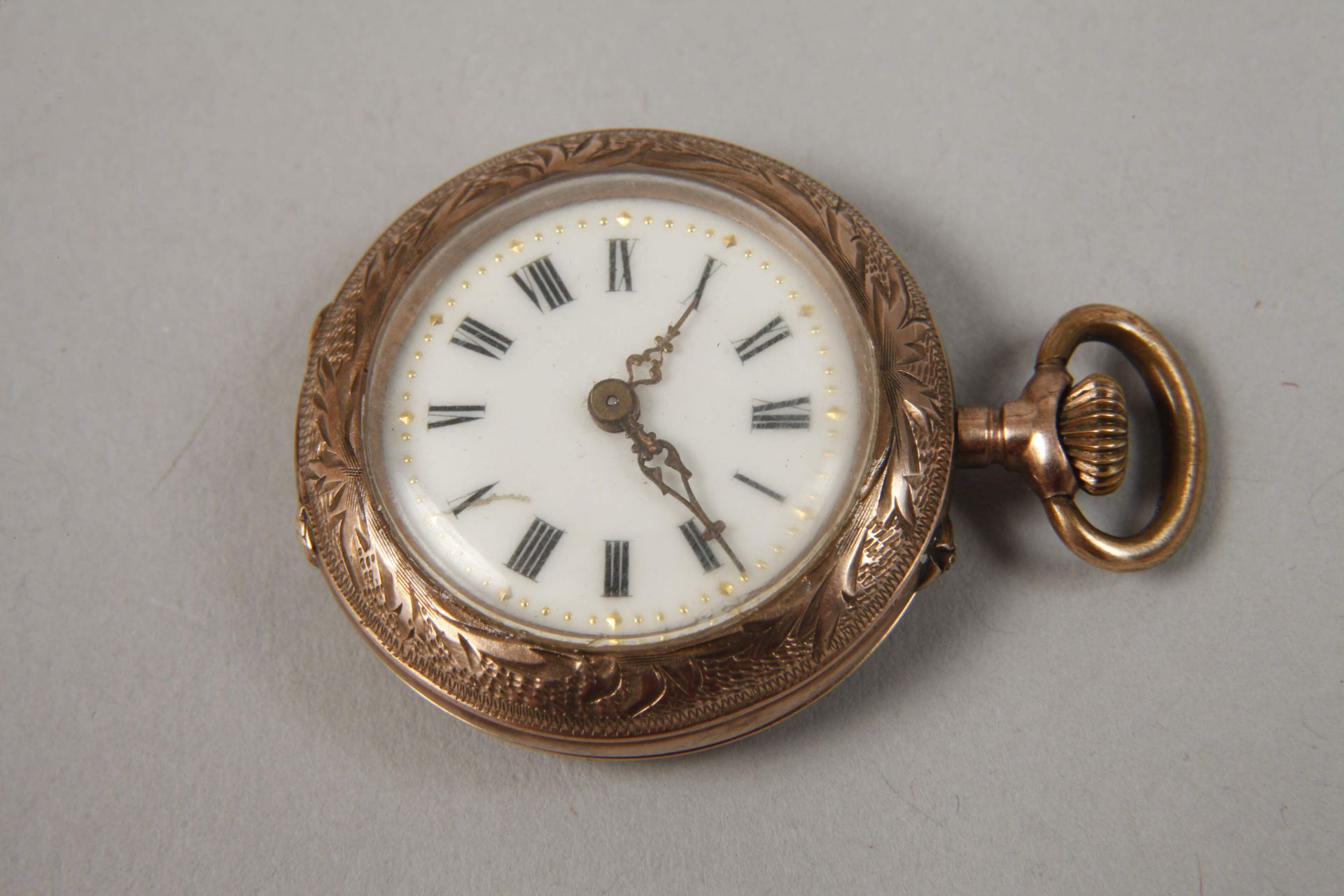 Gold pendant clock - Image 2 of 5