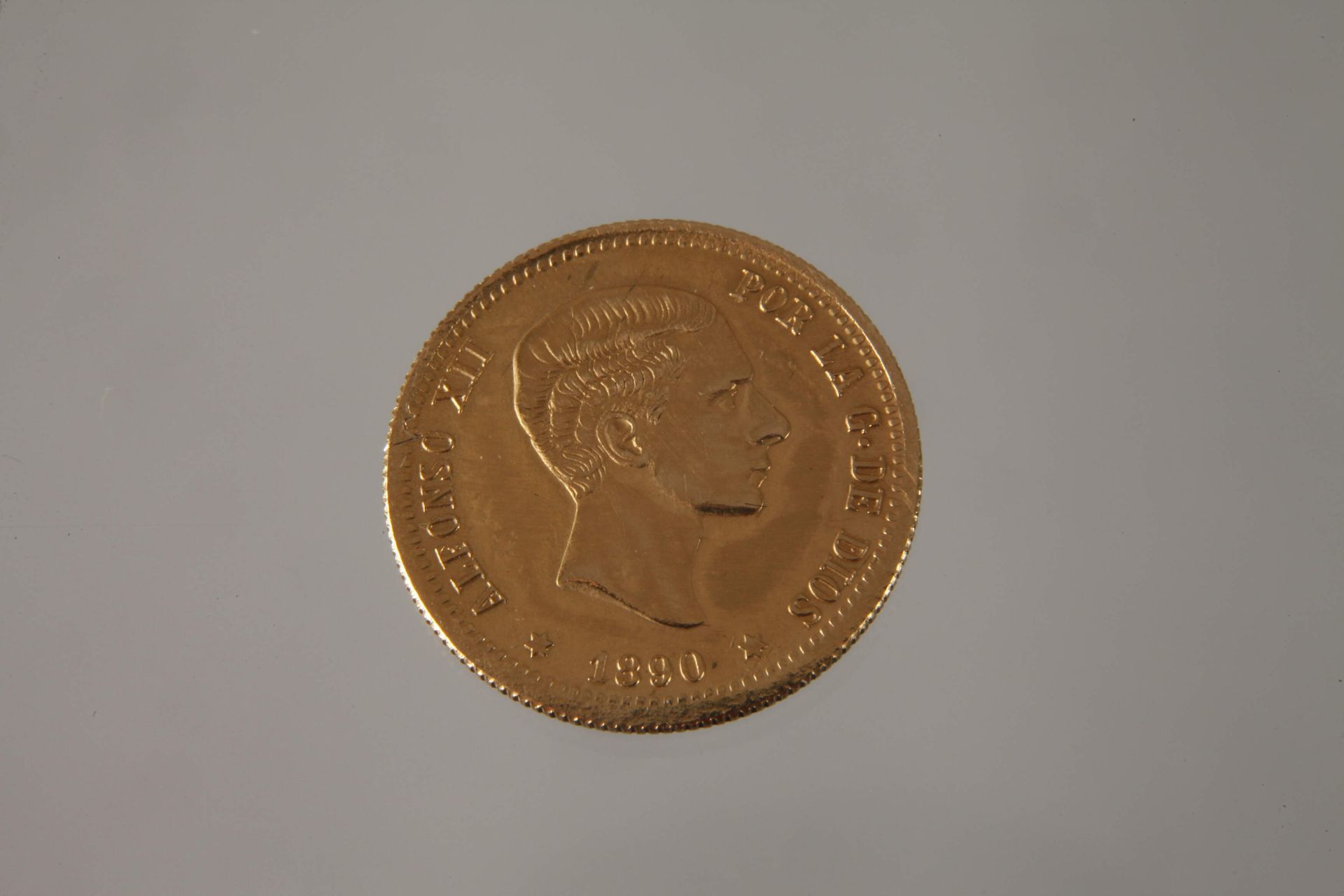 10 pesetas gold - Image 2 of 3