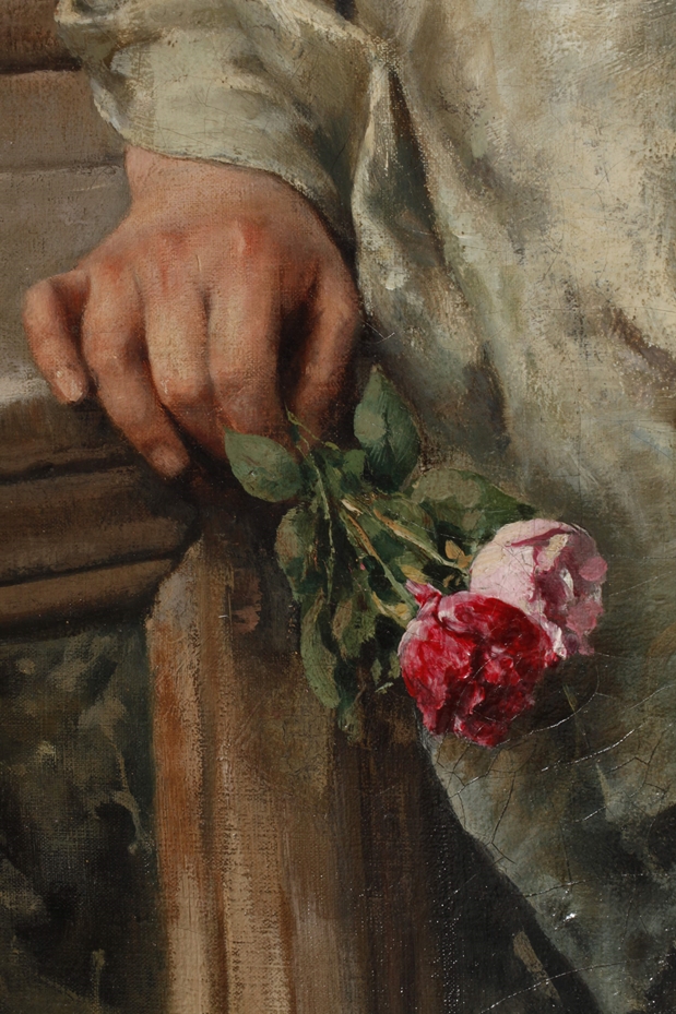 Franz Ruben, "Venezianische Blumenverkäuferin" - Image 5 of 12