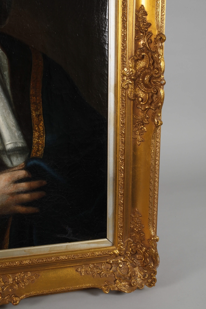 Albert Sadeler, attr, Late Baroque Portrait of a Gentleman - Image 4 of 6