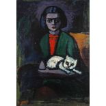 Girl with Cat