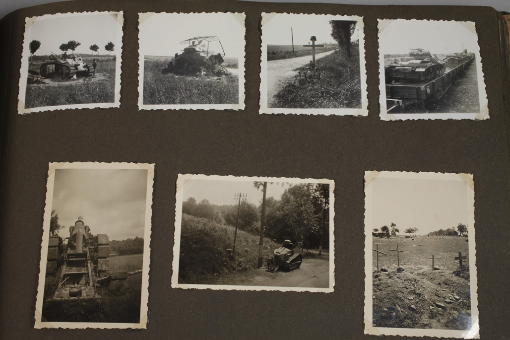 Three World War II service photo albums - Image 7 of 11