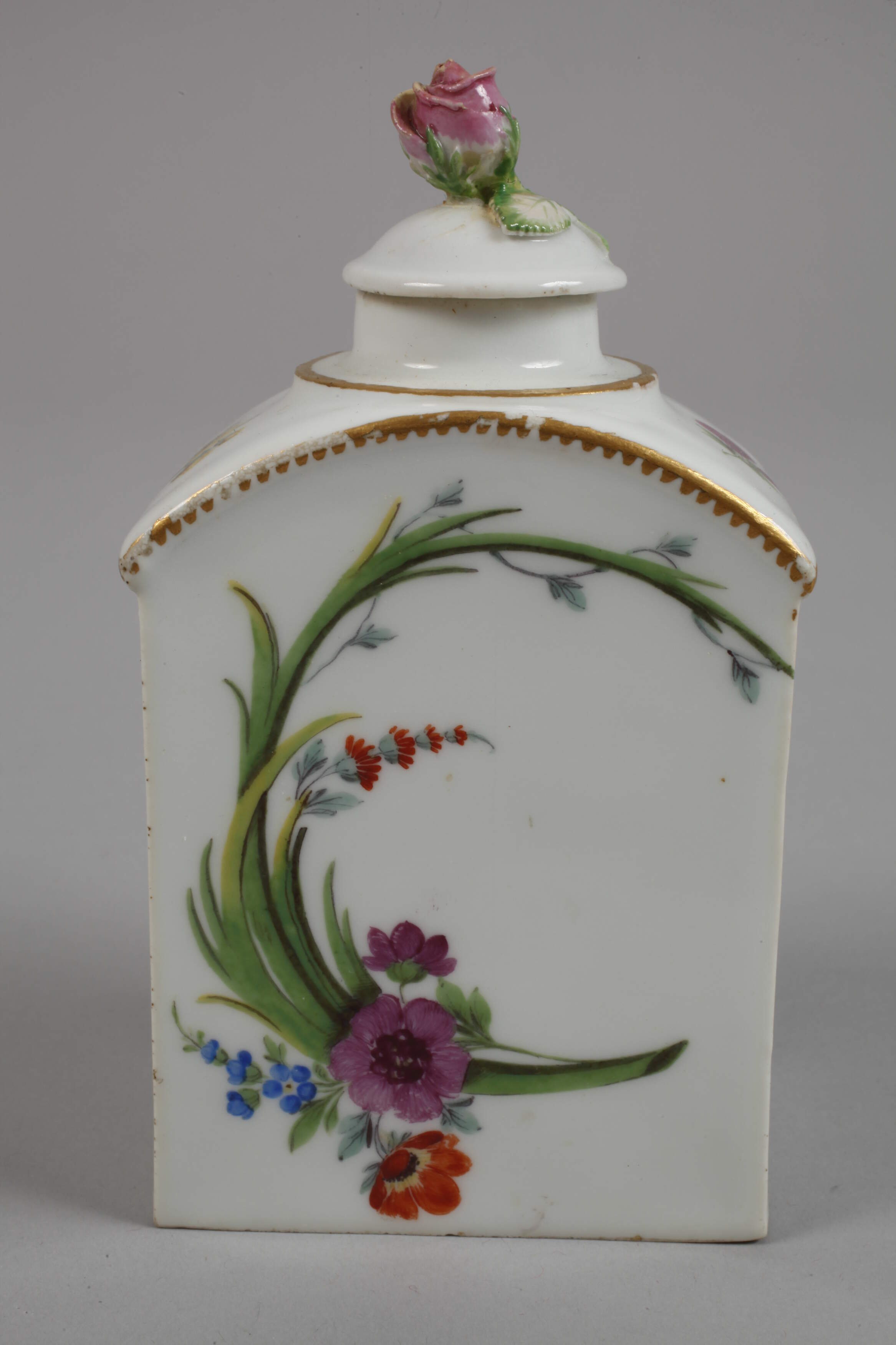 Meissen tea caddy Marcolini period - Image 2 of 6