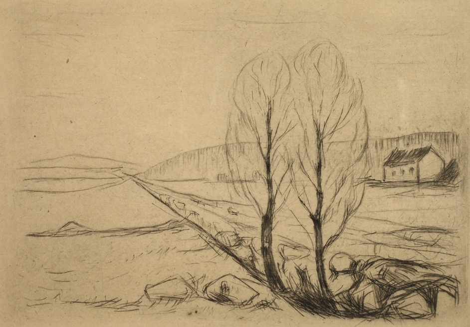Edvard Munch, "Norwegian Landscape"