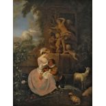 Lovers with Sheep and Goats