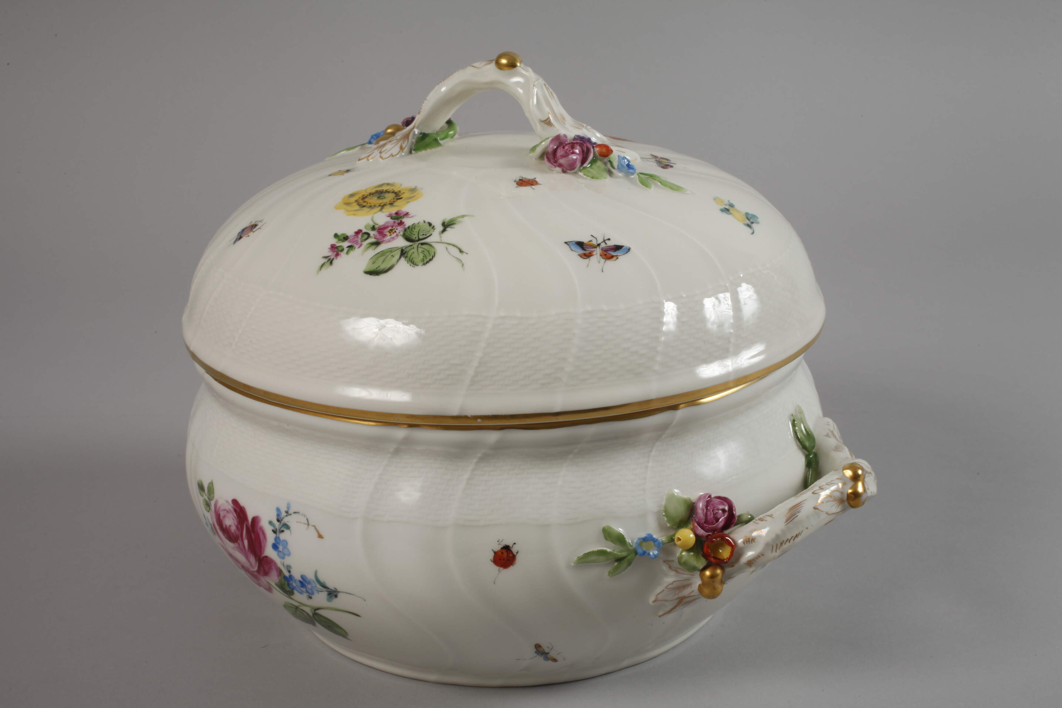 KPM Berlin two tureens and sauce boat - Image 5 of 5