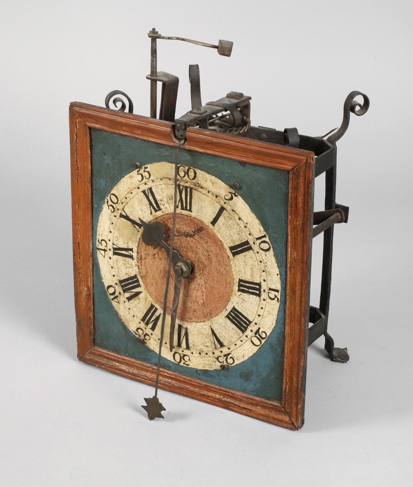 Early Vorderzappler iron clock 