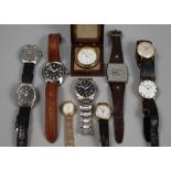 A collection of wristwatches