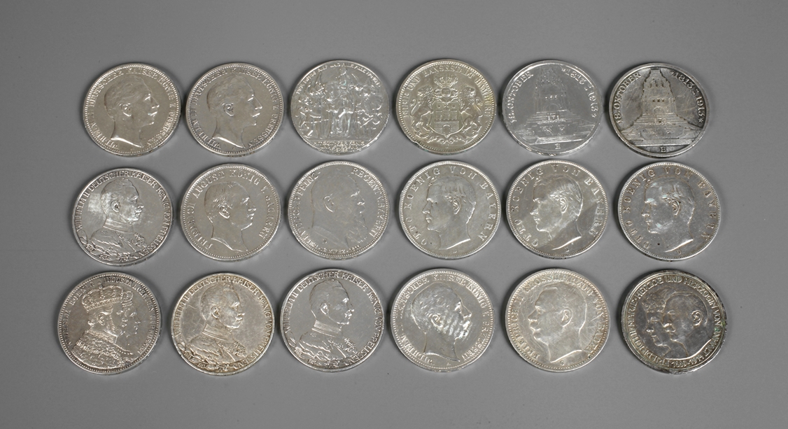 Convolute Silver Coins of the German Empire