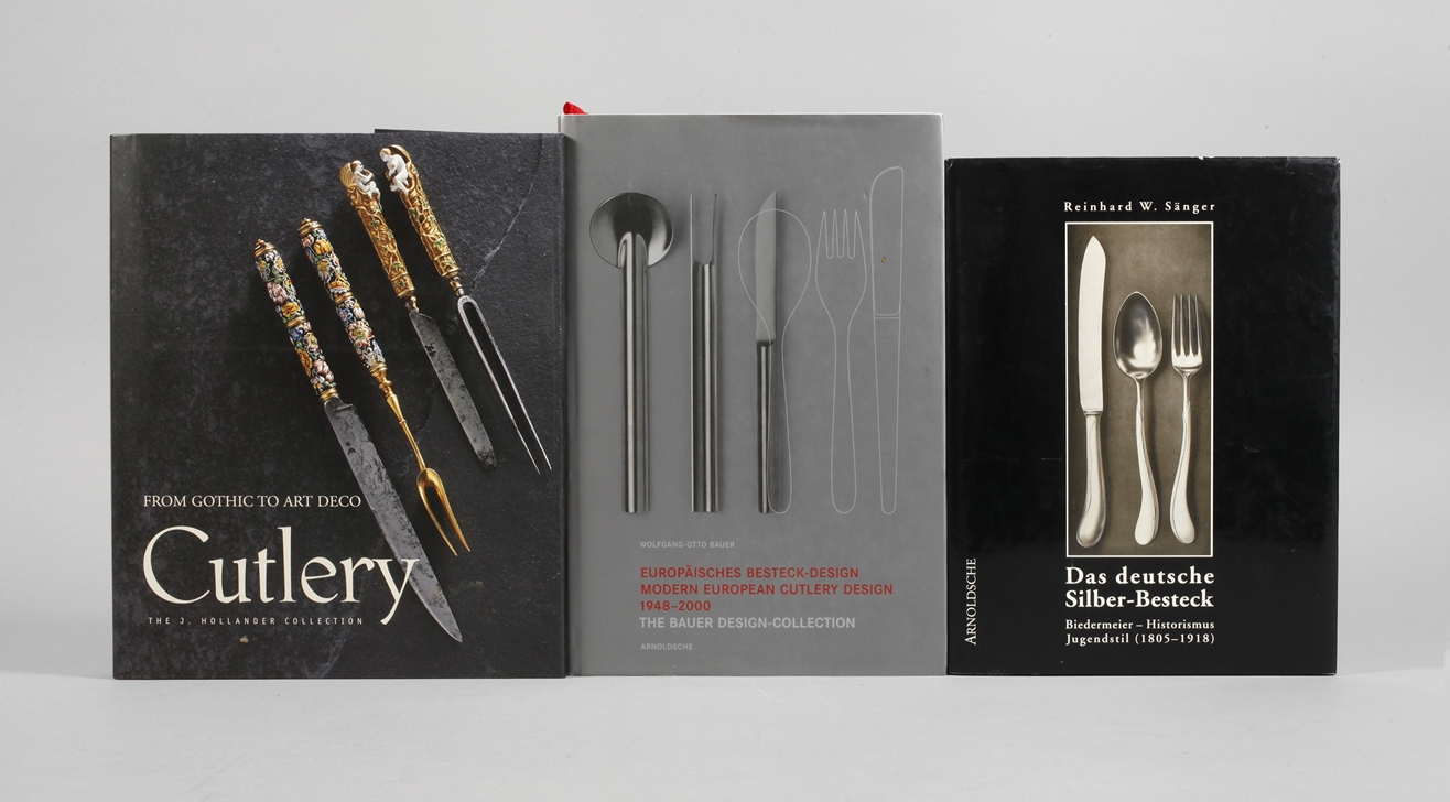 Three reference books on cutlery
