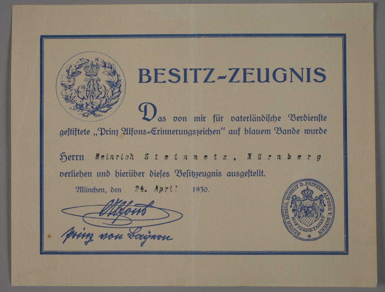 Large bequest of documents from the 1st World War - Image 20 of 22
