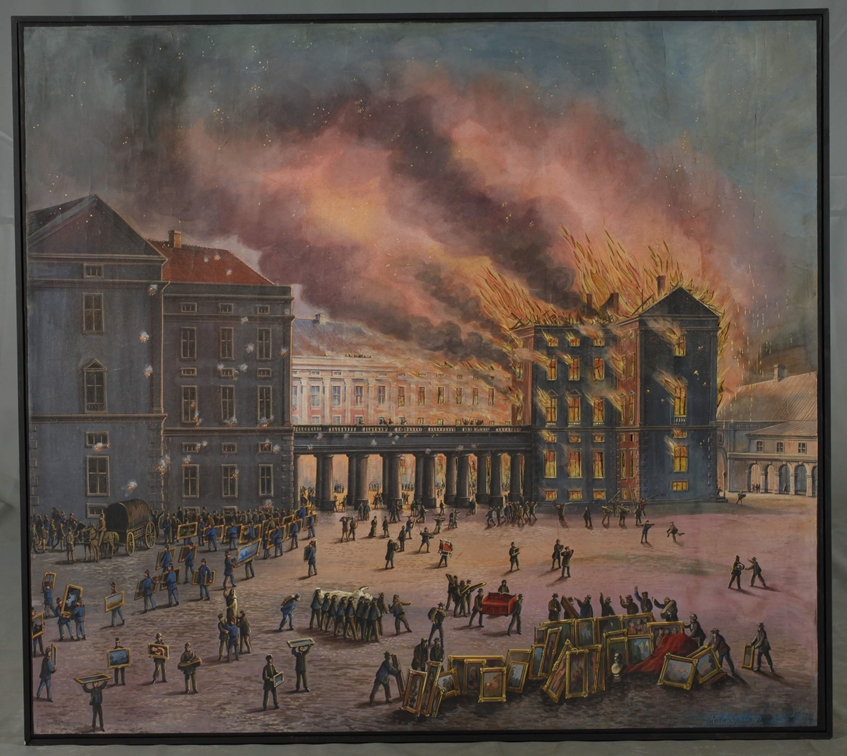 Jean Speth, Brand des Schlosses Christiansborg  - Bild 2 aus 9