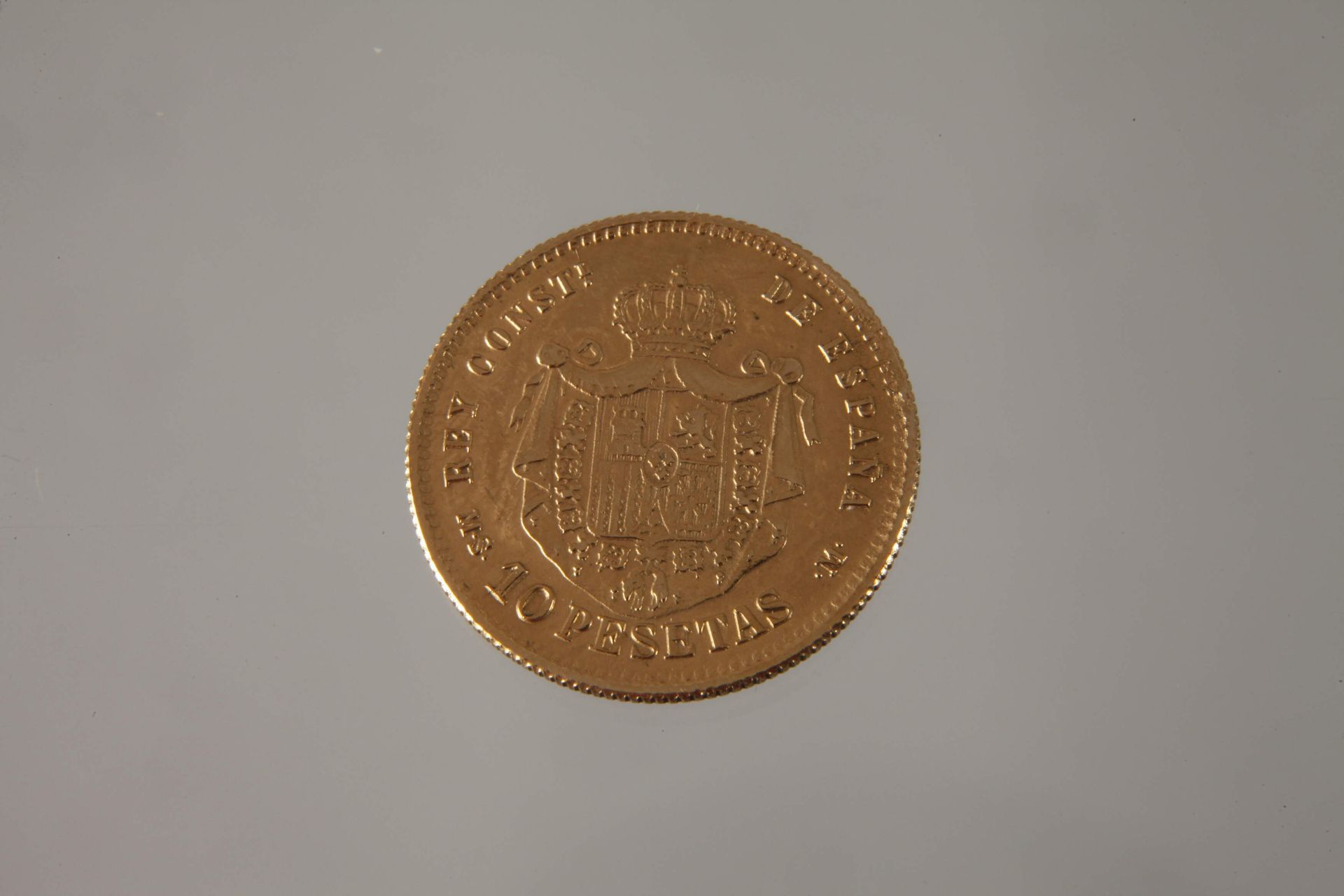 10 pesetas gold - Image 3 of 3