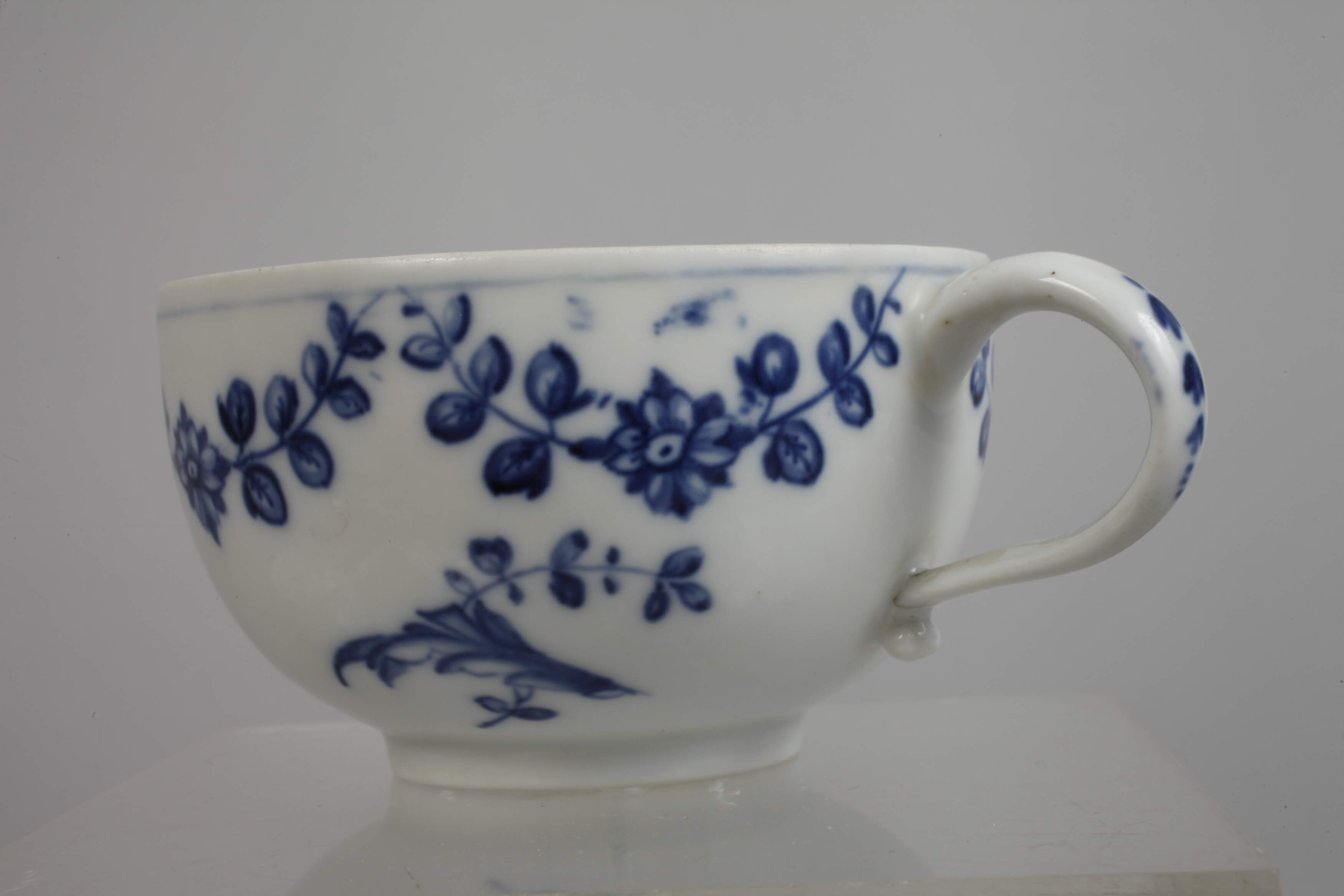 Meissen two cups with saucers blue painting - Image 7 of 8