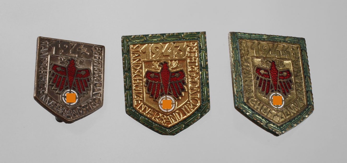 Three badges Tyrol-Vorarlberg