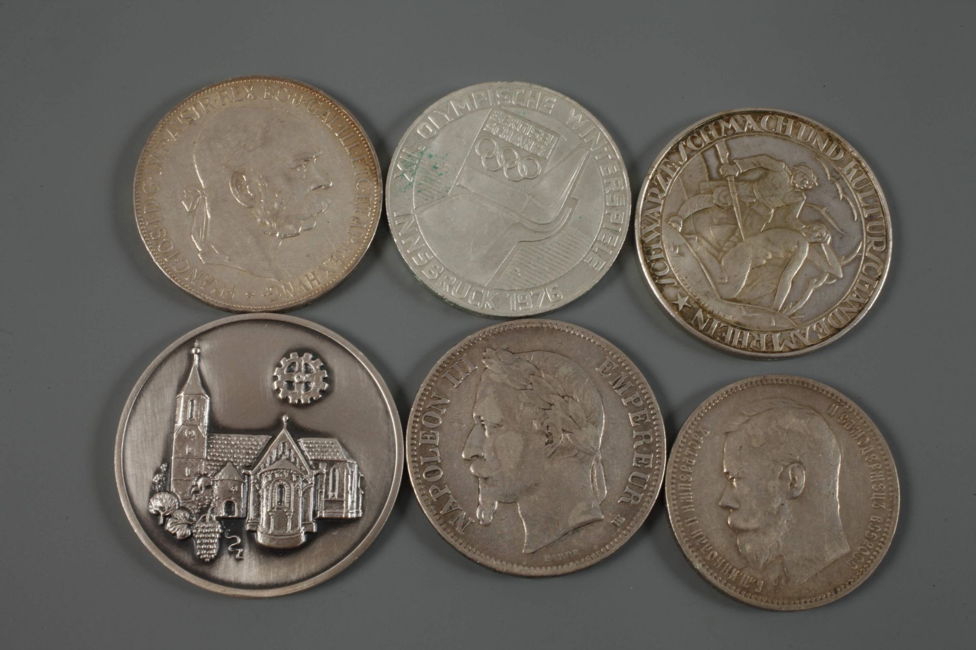 Konvolut Silbermünzen und Medaillen - Bild 5 aus 6