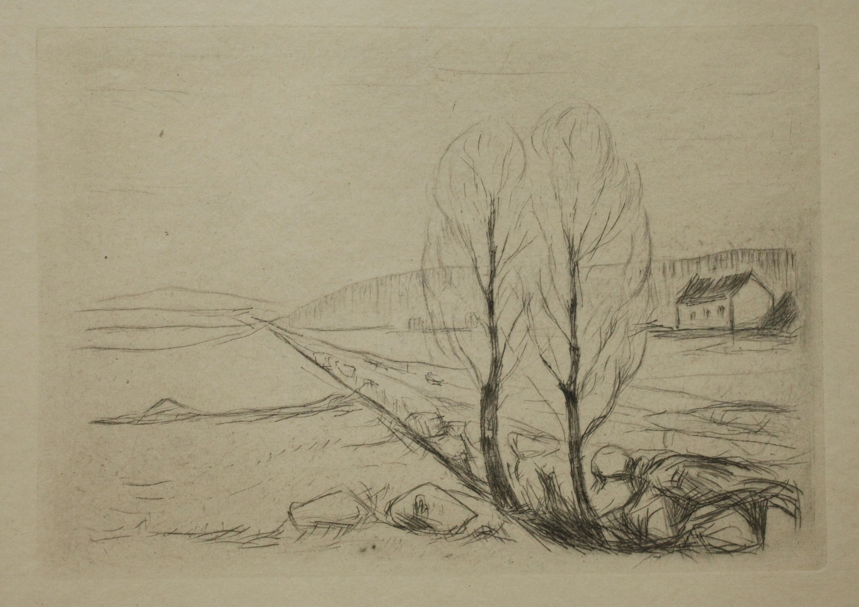 Edvard Munch, "Norwegian Landscape" - Image 5 of 6