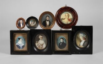 Convolute of miniature portraits