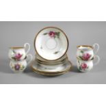 Meissen mixed lot of cups with swan-neck handles