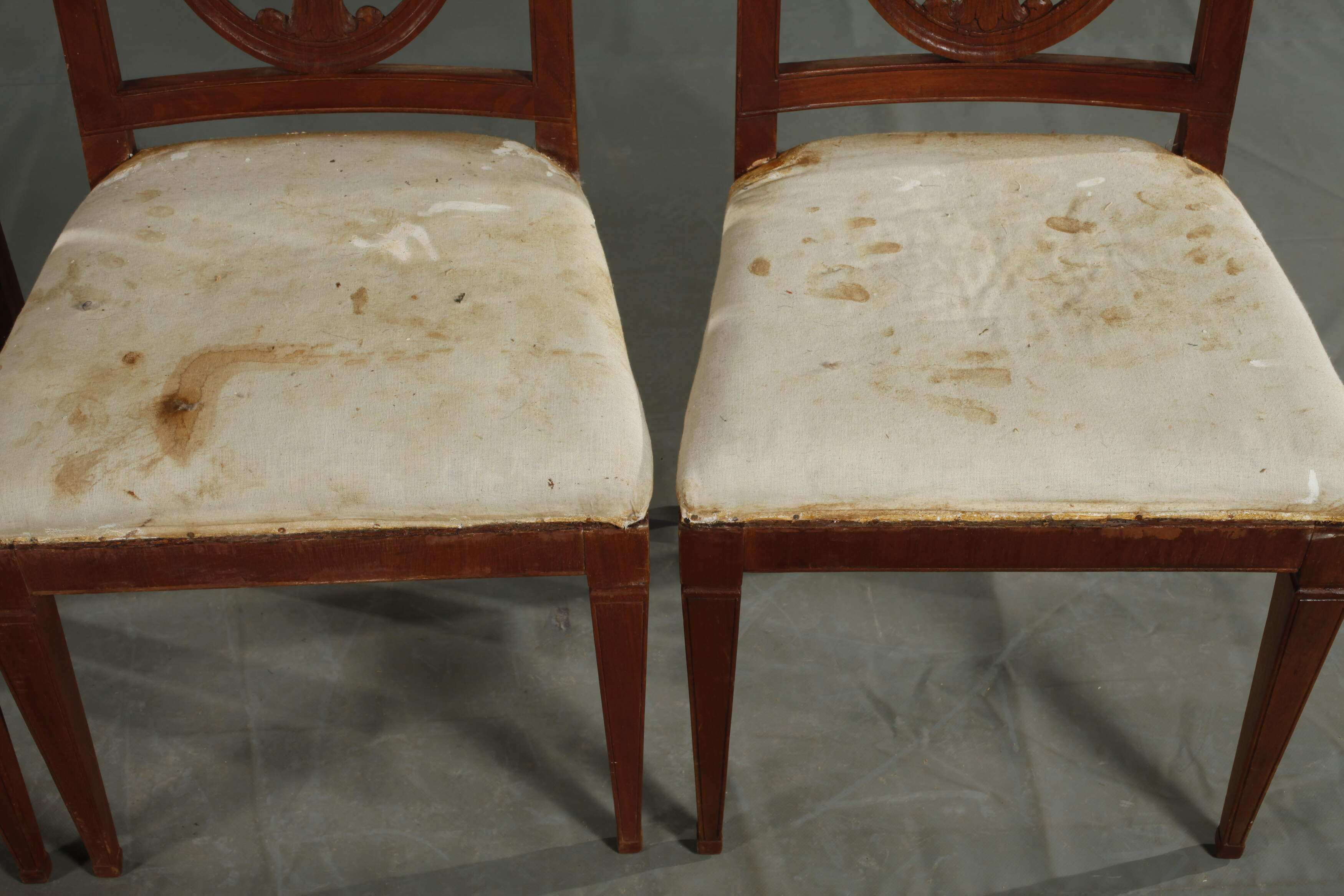 Twelve classicist chairs - Image 4 of 6