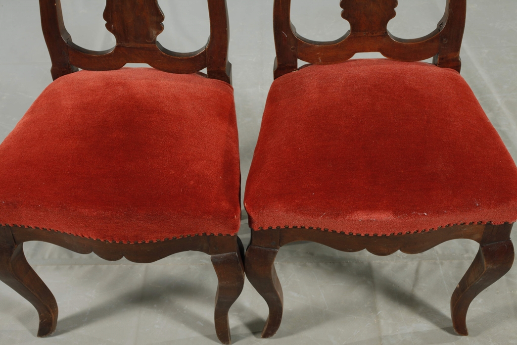 Six baroque chairs - Image 4 of 7