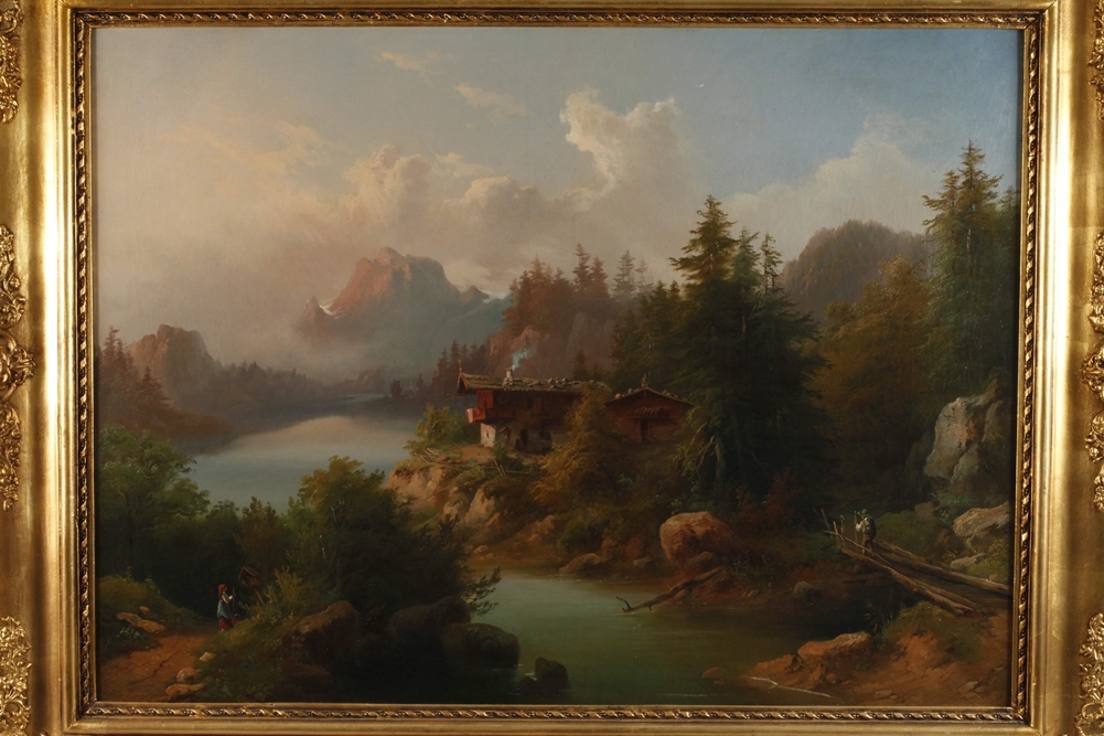 Romantic alpine lake landscape - Image 2 of 10