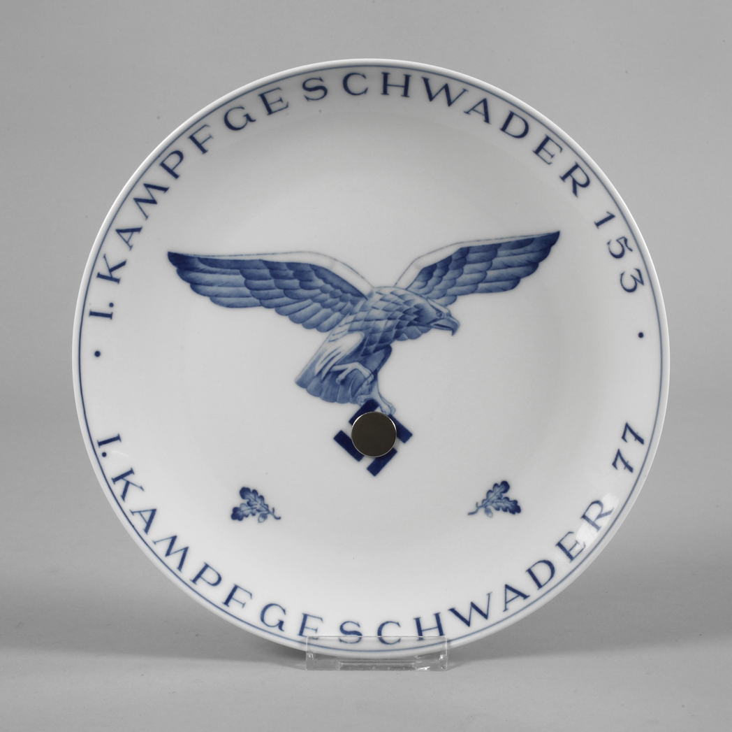 Meissen Luftwaffe regimental plate