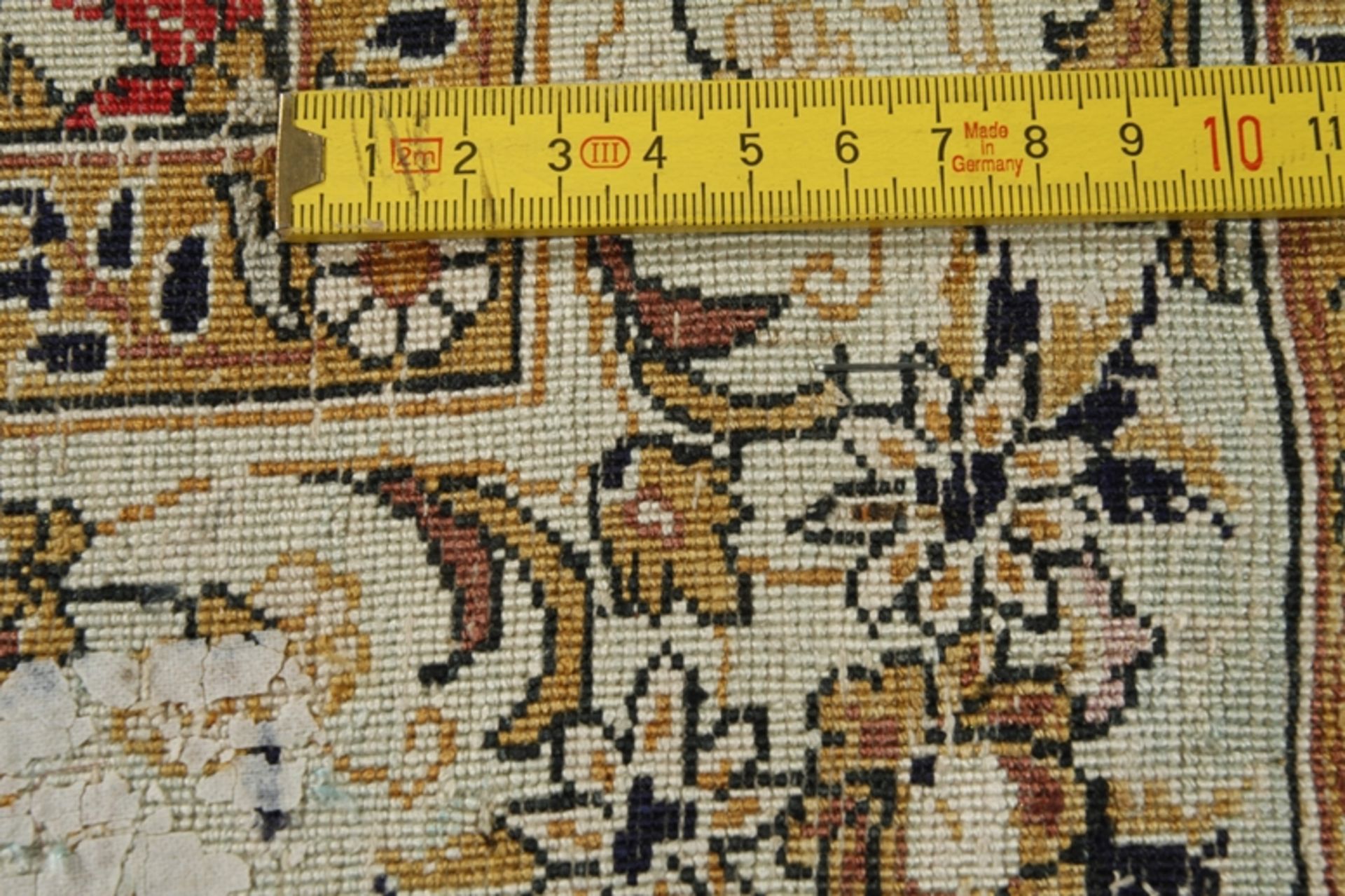 Silk carpet Hereke - Image 4 of 4