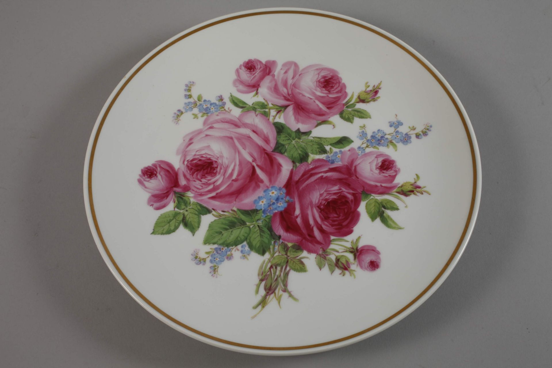 Meissen bowl with handle and wall plate "Blume 2" - Image 4 of 5