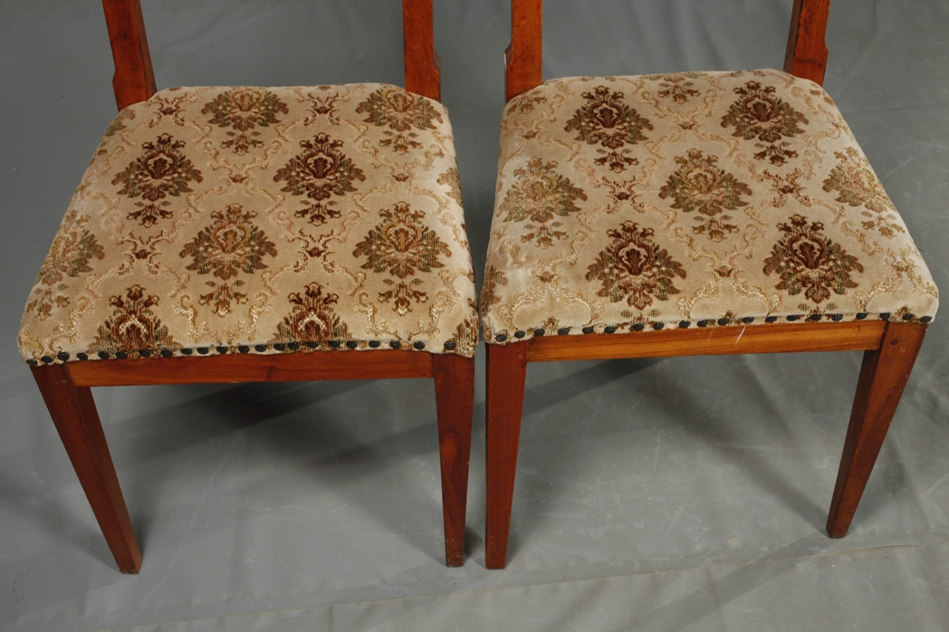 Pair of Biedermeier chairs - Image 2 of 5