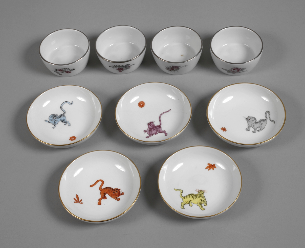 Meissen convolute of year bowls