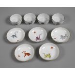 Meissen convolute of year bowls