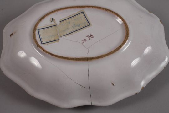 Lunéville butter dish and plate  - Image 6 of 6