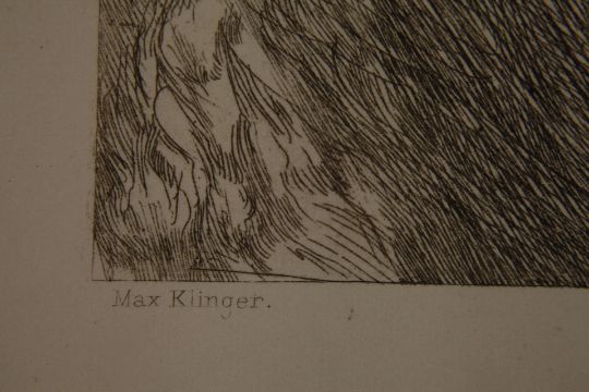 Max Klinger "An Arnold Böcklin" - Image 4 of 4