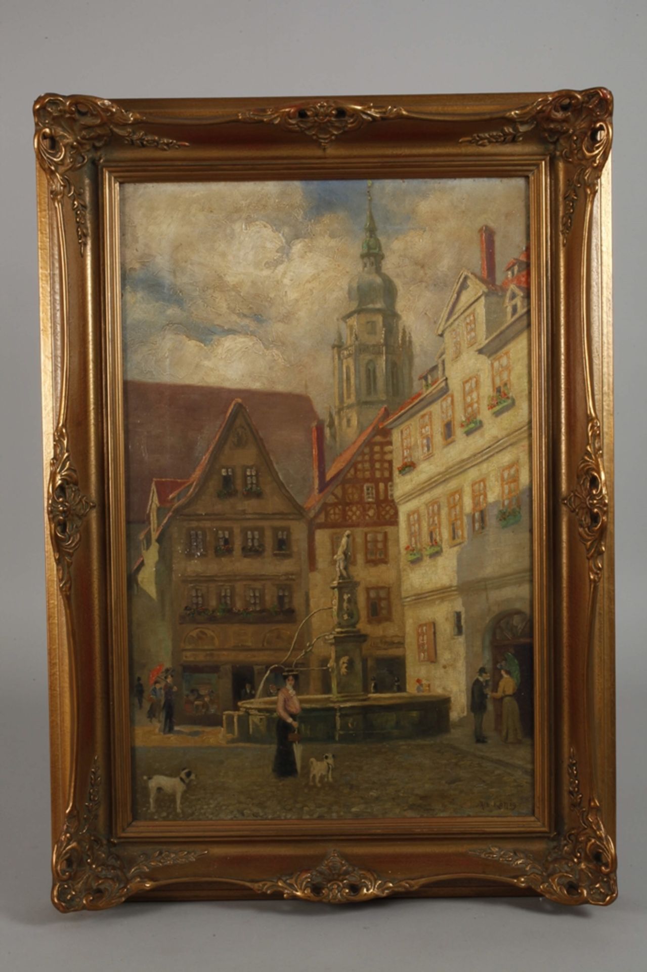 Marie Albert König, attr., Partie in Coburg - Bild 2 aus 7