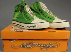Ed Hardy Frisco Sneaker Canvas High Gr. 45.