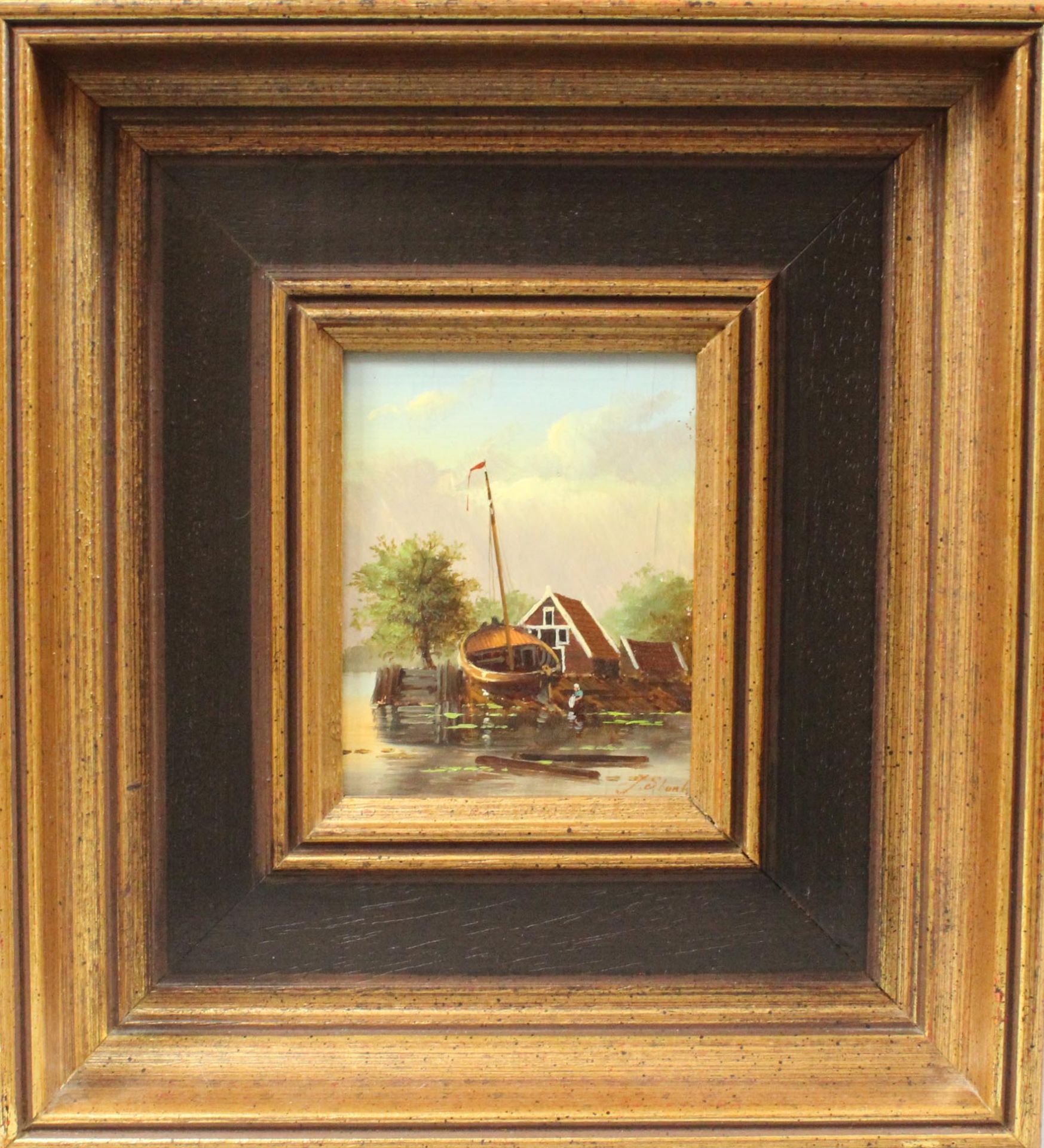 Jan STORK (XIX/XX). 9 Gemälde Niederlande. - Image 19 of 20