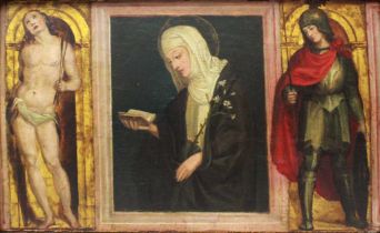 UNSIGNIERT (um 1500). Heilige Katharina von Siena.