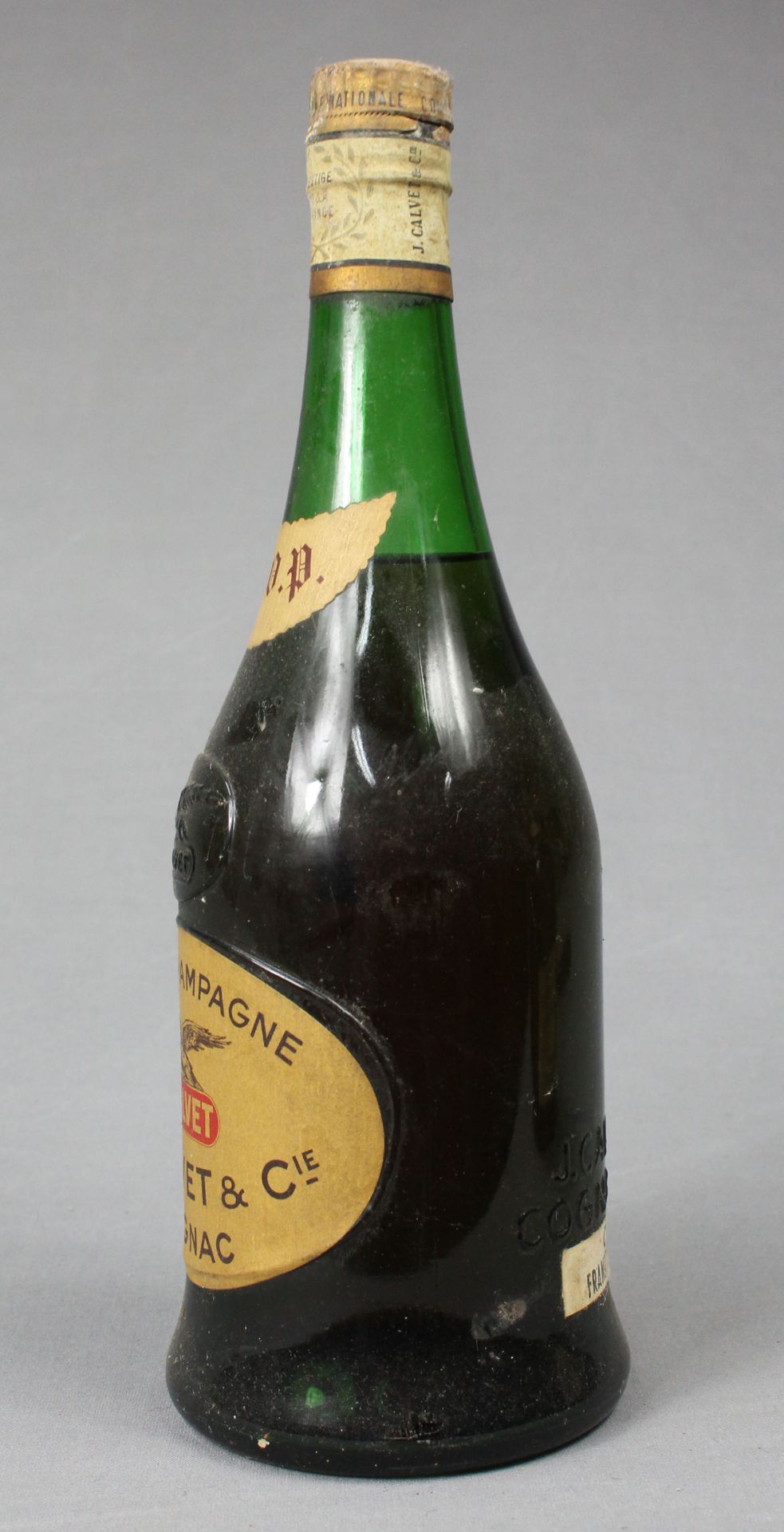 1 ganze Flasche Cognac Calvet VSOP Fine Champagne. - Image 3 of 3