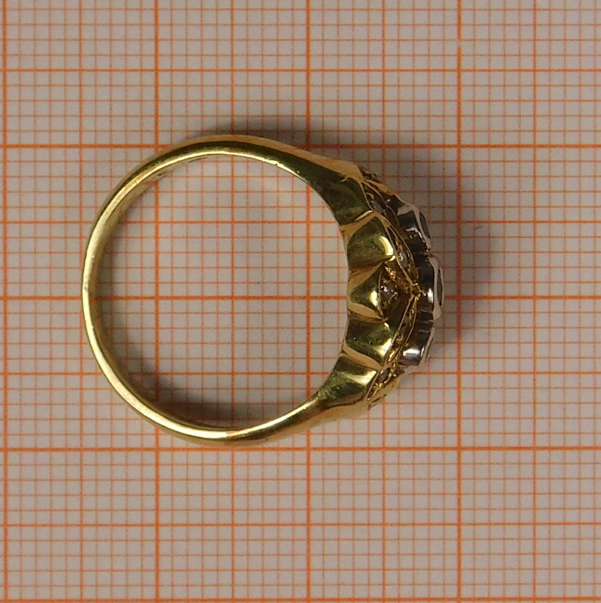 Smaragd-Diamant-Ring. Gold 585. - Image 9 of 11