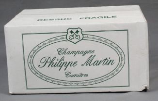 6 ganze Flaschen Champagne Brut Philippe Martin.